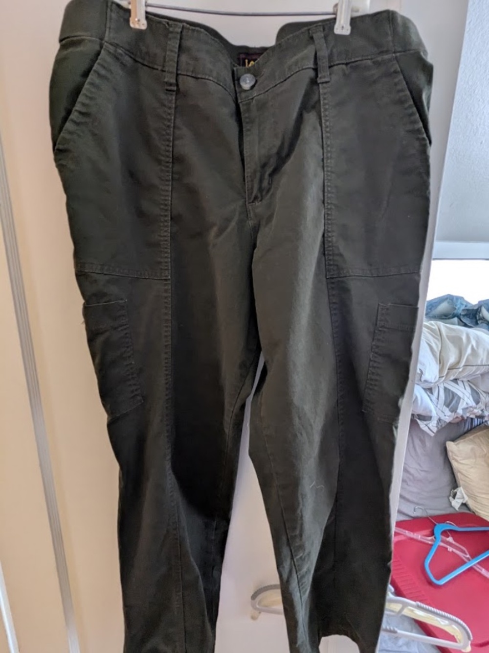 Lee Women's Plus Size Ultra Lux Comfort with Flex-to-go Utility Pant, 16WP